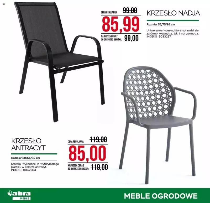 Abra Meble - gazetka promocyjna Gazetka od środy 04.06 do poniedziałku 23.06 - strona 12