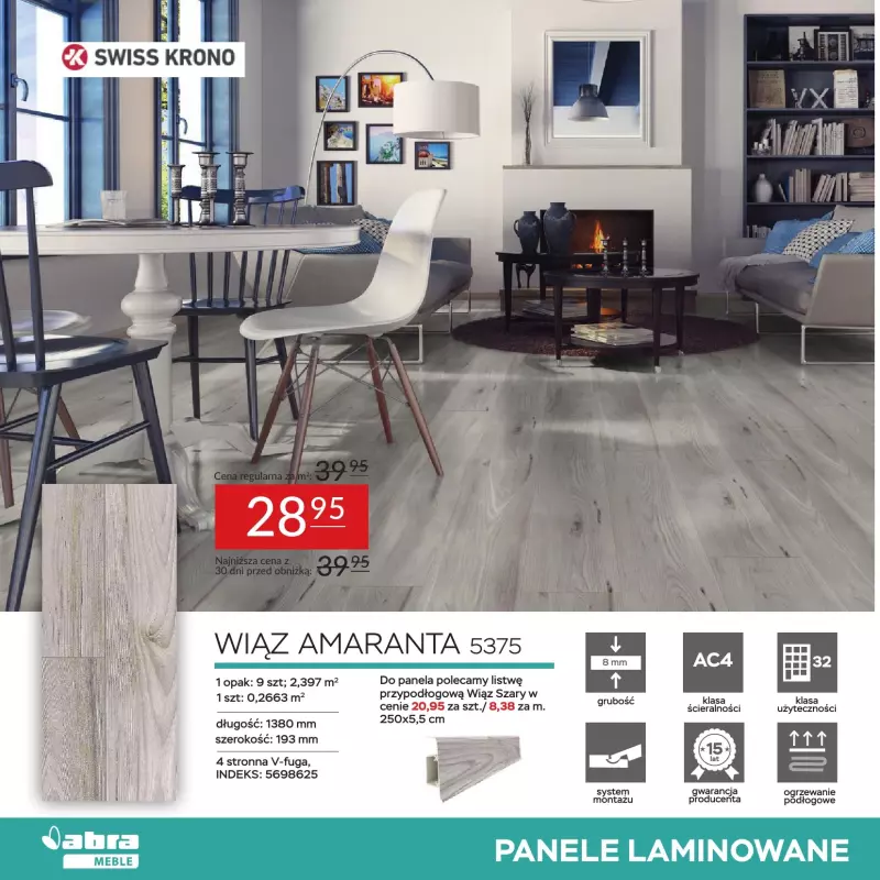 Abra Meble - gazetka promocyjna Panele w super cenach od piątku 08.08 do poniedziałku 25.08 - strona 2
