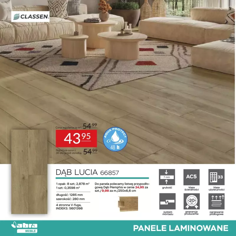 Abra Meble - gazetka promocyjna Panele w super cenach od piątku 08.08 do poniedziałku 25.08 - strona 6