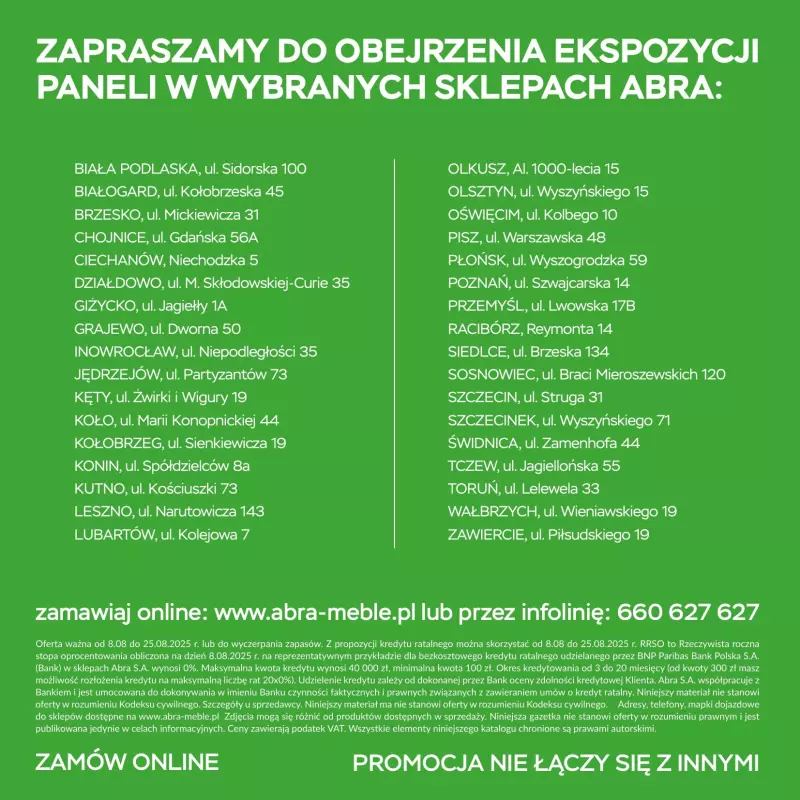 Abra Meble - gazetka promocyjna Panele w super cenach od piątku 08.08 do poniedziałku 25.08 - strona 20