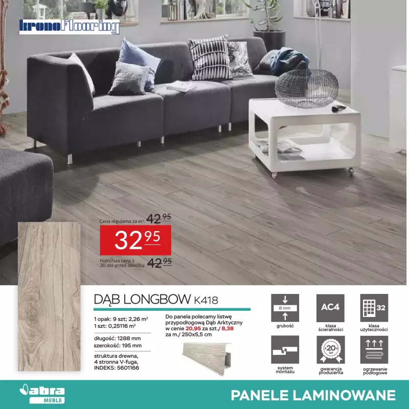 Abra Meble - gazetka promocyjna Panele w super cenach od piątku 08.08 do poniedziałku 25.08 - strona 4