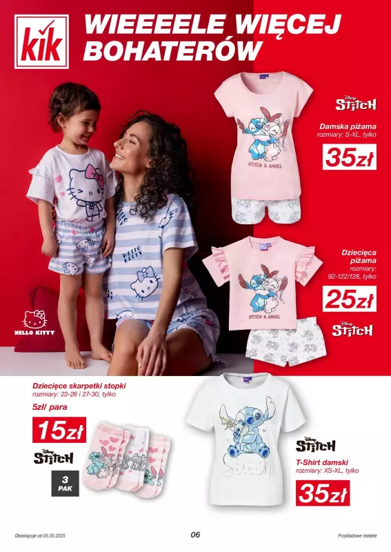 KiK - gazetka promocyjna Gazetka od poniedziałku 05.05 do niedzieli 11.05 - strona 6