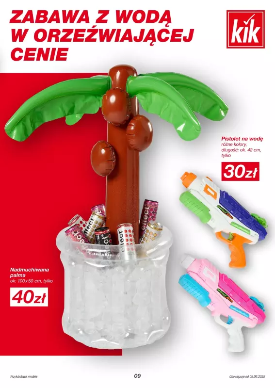 KiK - gazetka promocyjna Gazetka od poniedziałku 09.06 do niedzieli 15.06 - strona 9