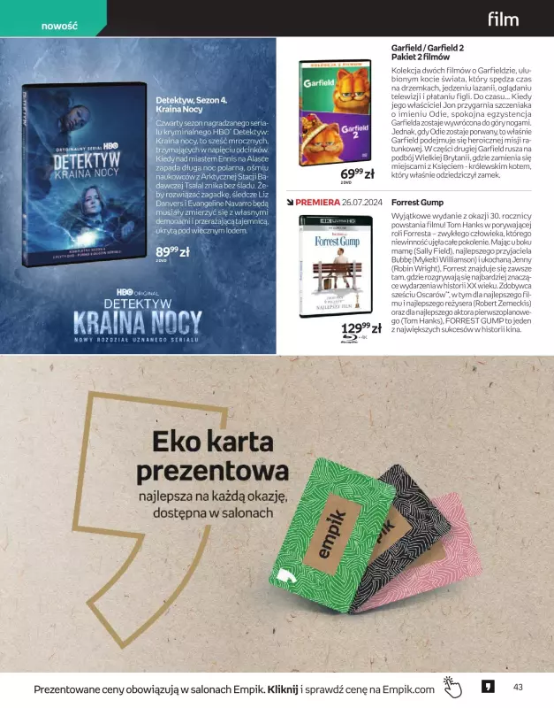 Empik - gazetka promocyjna Tomy Kultury Multimedia od piątku 19.07 do wtorku 30.07 - strona 3