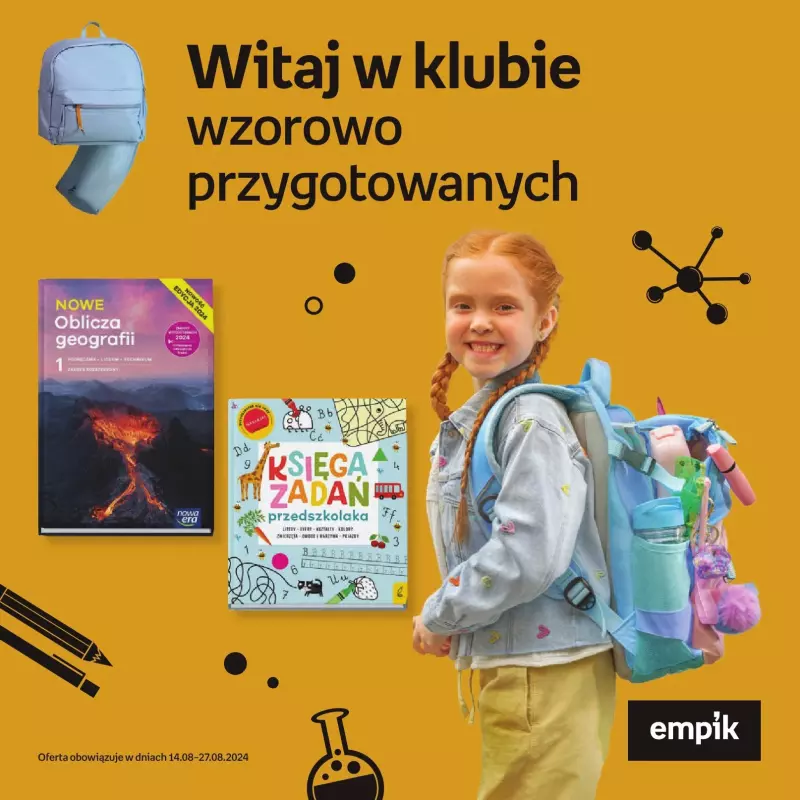 Empik - gazetka promocyjna Katalog Back to school od czwartku 22.08 do wtorku 27.08