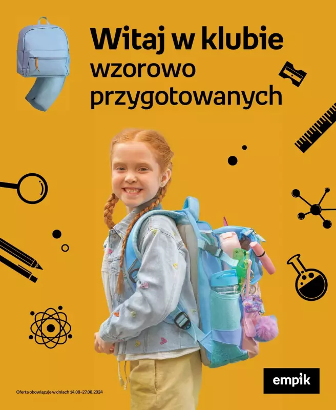 Empik - gazetka promocyjna Katalog Plecaki od czwartku 22.08 do wtorku 27.08