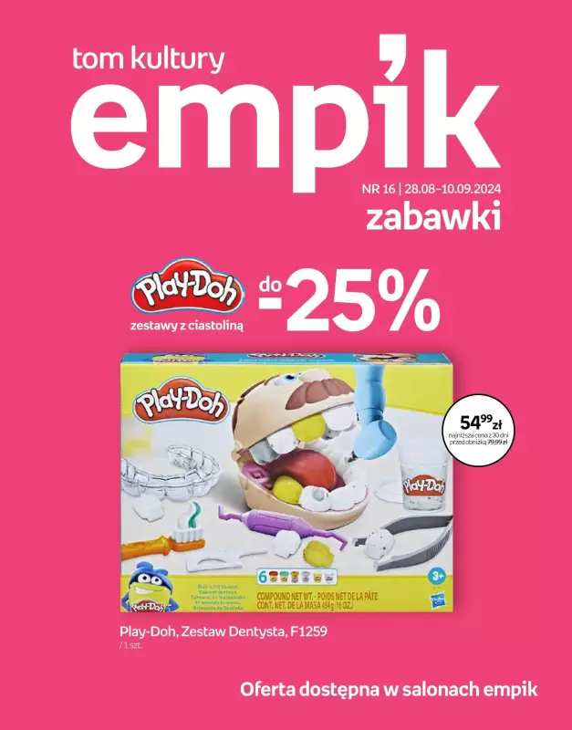 Empik - gazetka promocyjna Tom kultury: zabawki  