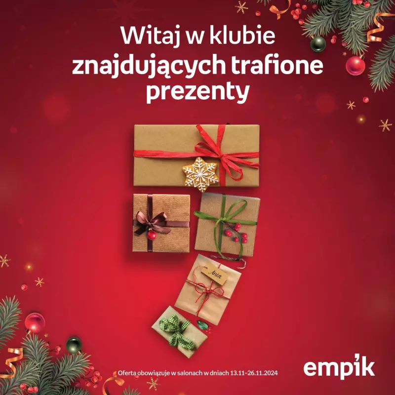 Empik - gazetka promocyjna Katalog Boże Narodzenie 2024  do wtorku 26.11