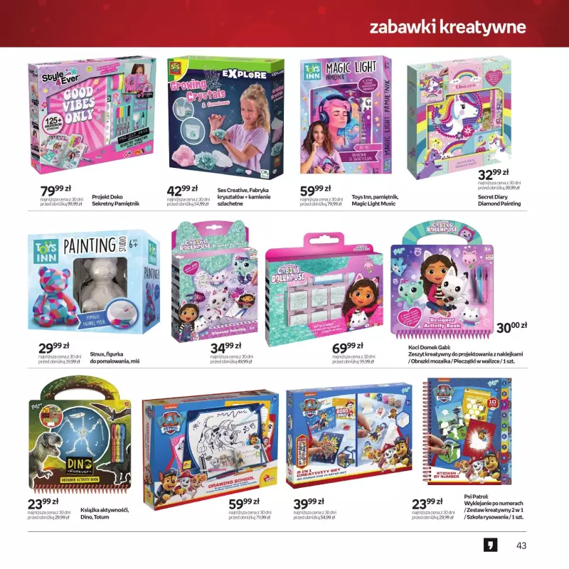 Empik - gazetka promocyjna Prezenty na święta Katalog od środy 11.12 do wtorku 24.12 - strona 43