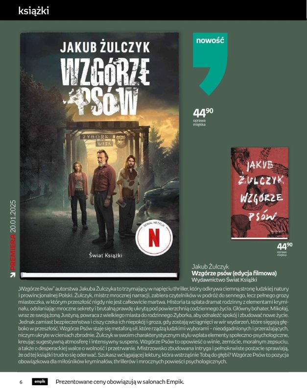 Empik - gazetka promocyjna Tom kultury: książki od środy 15.01 do wtorku 28.01 - strona 6