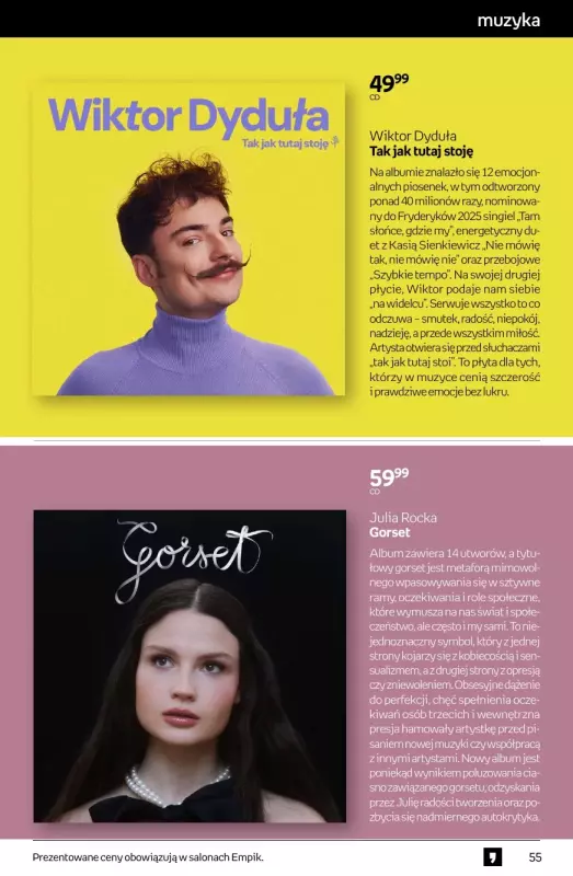 Empik - gazetka promocyjna Tom kultury: muzyka od środy 23.04 do wtorku 06.05 - strona 8