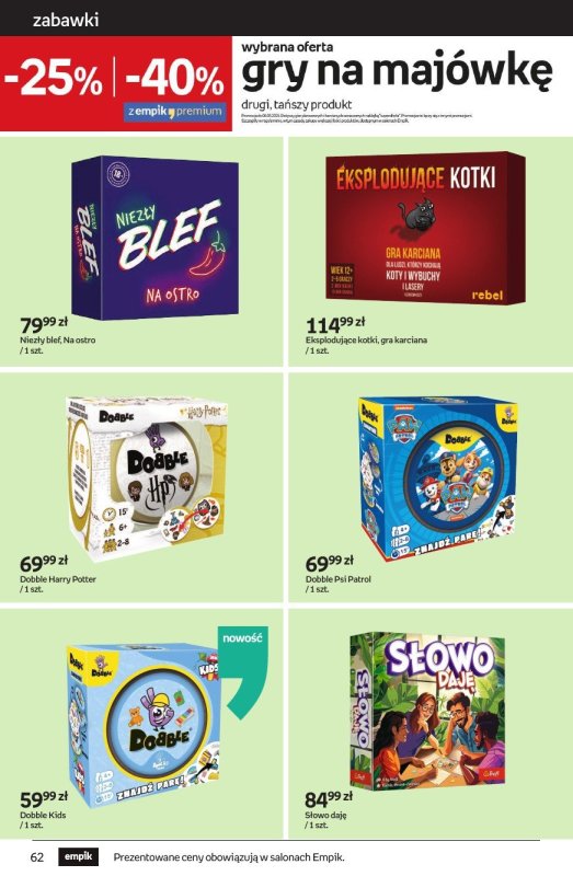 Empik - gazetka promocyjna Tom kultury: zabawki od środy 23.04 do wtorku 06.05 - strona 4