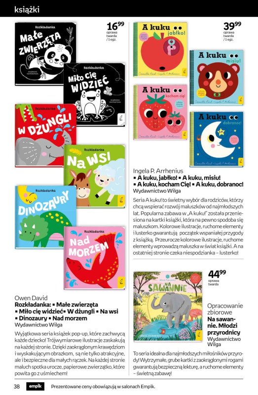 Empik - gazetka promocyjna Tom kultury: książki od środy 23.04 do wtorku 06.05 - strona 38