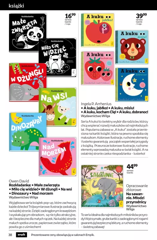 Empik - gazetka promocyjna Tom kultury: książki od środy 23.04 do wtorku 06.05 - strona 38