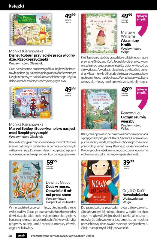 Empik - gazetka promocyjna Tom kultury: książki od środy 23.04 do wtorku 06.05 - strona 40