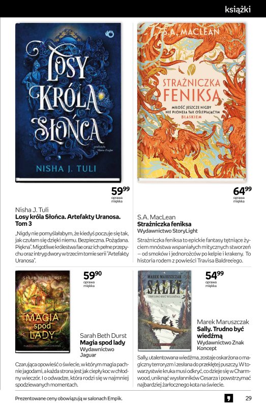 Empik - gazetka promocyjna Tom kultury - książka od środy 07.05 do wtorku 20.05 - strona 29