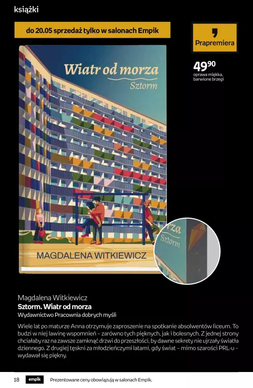 Empik - gazetka promocyjna Tom kultury - książka od środy 07.05 do wtorku 20.05 - strona 18