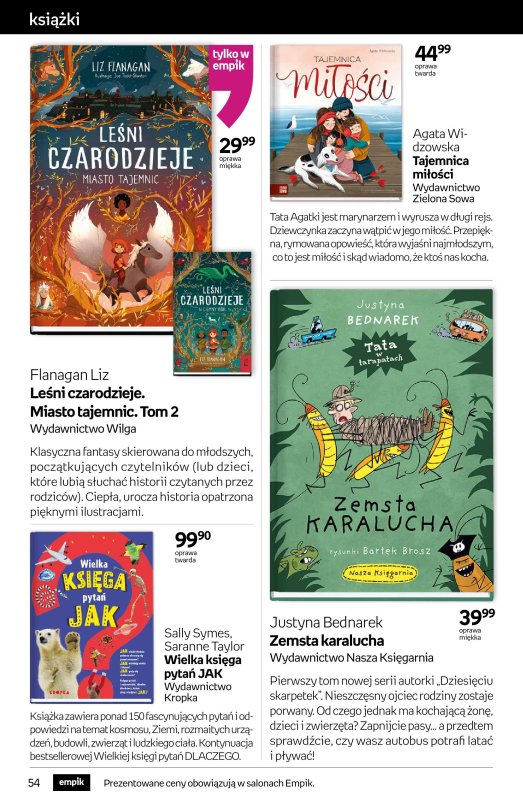 Empik - gazetka promocyjna Tom kultury - książka od środy 07.05 do wtorku 20.05 - strona 54