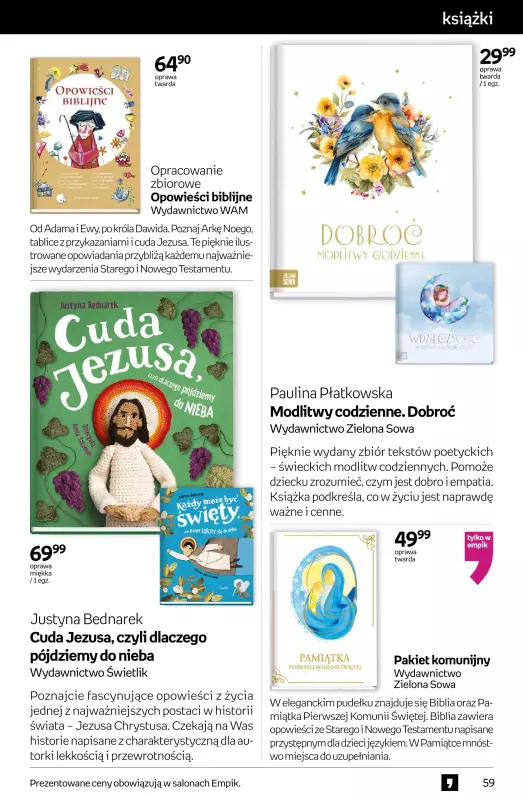 Empik - gazetka promocyjna Tom kultury - książka od środy 07.05 do wtorku 20.05 - strona 59