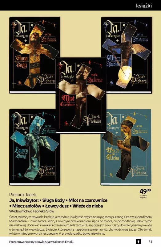Empik - gazetka promocyjna Tom kultury - książka od środy 07.05 do wtorku 20.05 - strona 31