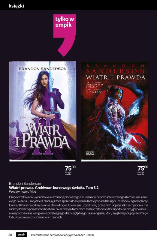 Empik - gazetka promocyjna Tom kultury - książka od środy 07.05 do wtorku 20.05 - strona 30