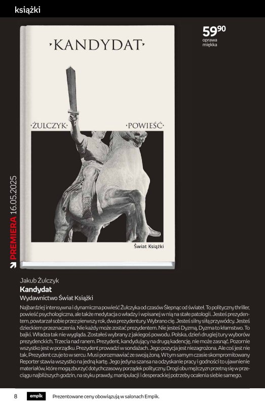 Empik - gazetka promocyjna Tom kultury - książka od środy 07.05 do wtorku 20.05 - strona 8