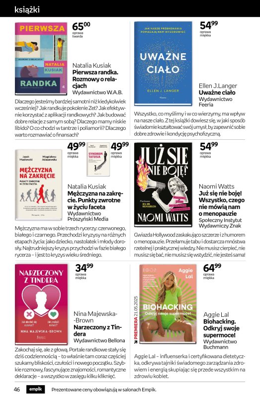 Empik - gazetka promocyjna Tom kultury - książka od środy 07.05 do wtorku 20.05 - strona 46