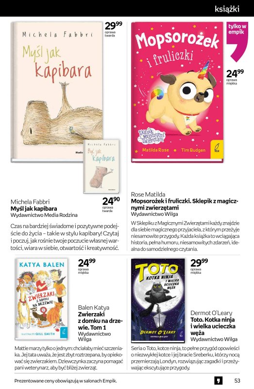 Empik - gazetka promocyjna Tom kultury - książka od środy 07.05 do wtorku 20.05 - strona 53