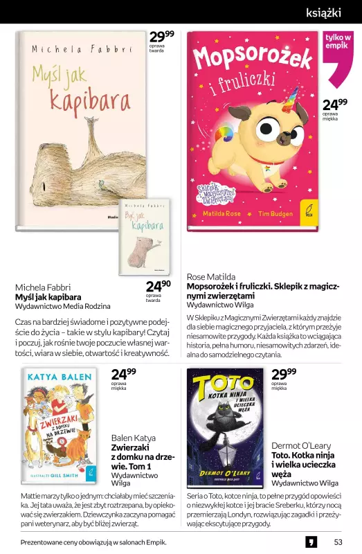 Empik - gazetka promocyjna Tom kultury - książka od środy 07.05 do wtorku 20.05 - strona 53
