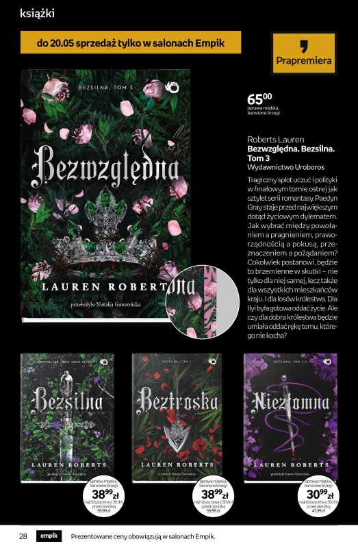 Empik - gazetka promocyjna Tom kultury - książka od środy 07.05 do wtorku 20.05 - strona 28