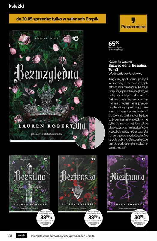 Empik - gazetka promocyjna Tom kultury - książka od środy 07.05 do wtorku 20.05 - strona 28