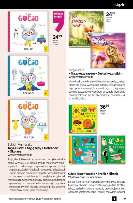 Empik - gazetka promocyjna Tom kultury - książka od środy 07.05 do wtorku 20.05 - strona 49