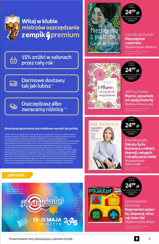 Empik - gazetka promocyjna Tom kultury - książka   - strona 3