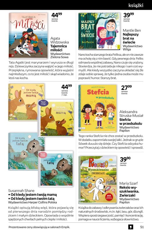 Empik - gazetka promocyjna Tom kultury - książka od środy 07.05 do wtorku 20.05 - strona 51
