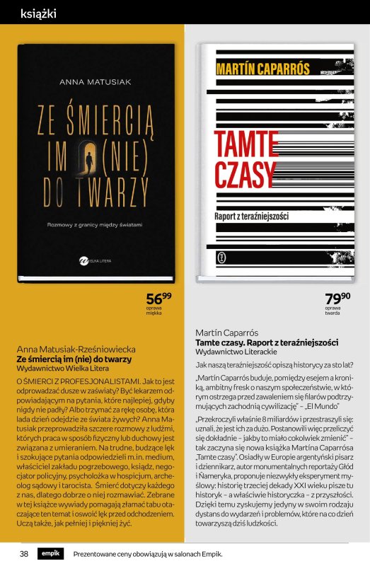 Empik - gazetka promocyjna Tom kultury - książka od środy 07.05 do wtorku 20.05 - strona 38