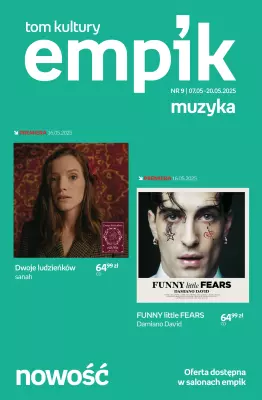 Empik - gazetka promocyjna Tom kultury: muzyka od środy 07.05 do wtorku 20.05