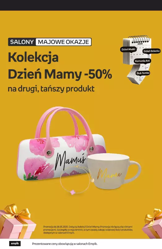 Empik - gazetka promocyjna Komunia od piątku 09.05 do wtorku 20.05