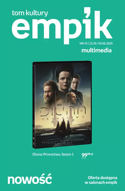 Empik - gazetka promocyjna Tom kultury: multimedia od środy 21.05 do wtorku 03.06