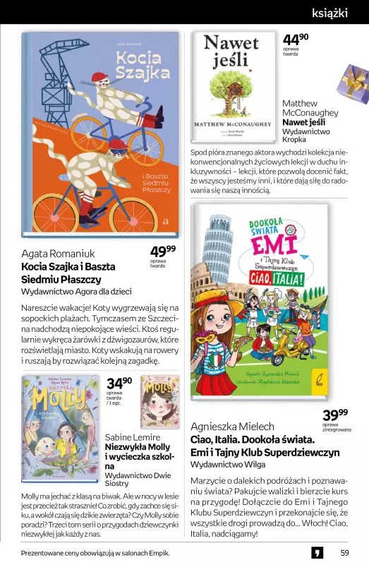 Empik - gazetka promocyjna Tom kultury: książki od środy 21.05 do wtorku 03.06 - strona 59