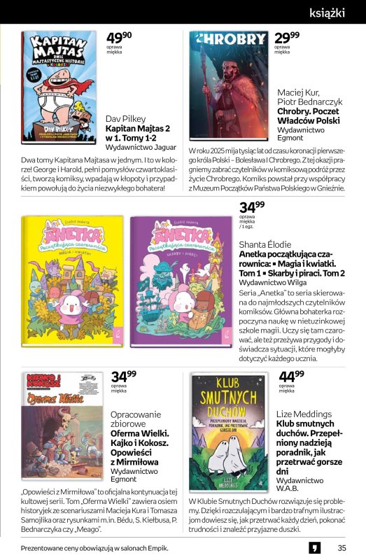 Empik - gazetka promocyjna Tom kultury: książki od środy 21.05 do wtorku 03.06 - strona 35