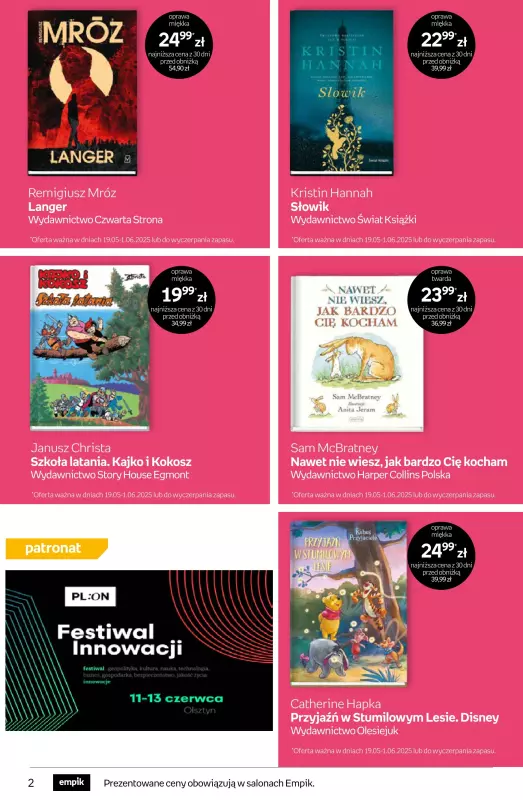 Empik - gazetka promocyjna Tom kultury: książki   - strona 2