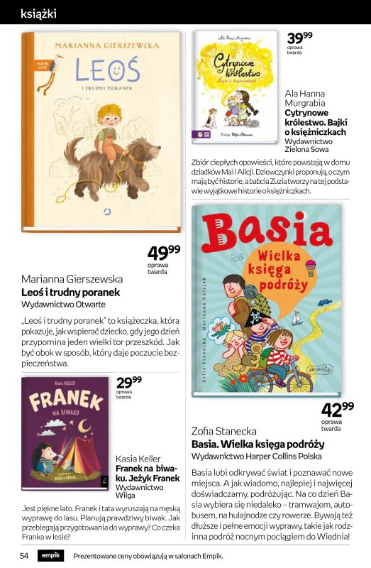 Empik - gazetka promocyjna Tom kultury: książki od środy 21.05 do wtorku 03.06 - strona 54