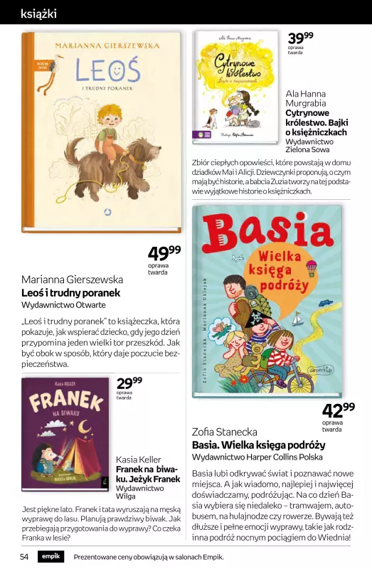 Empik - gazetka promocyjna Tom kultury: książki od środy 21.05 do wtorku 03.06 - strona 54
