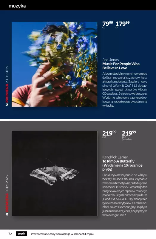 Empik - gazetka promocyjna Tom kultury: muzyka od środy 21.05 do wtorku 03.06 - strona 5