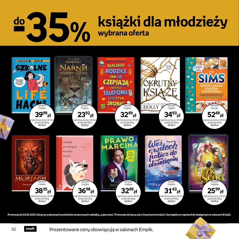 Empik - gazetka promocyjna Dzień Dziecka od środy 21.05 do wtorku 03.06 - strona 52