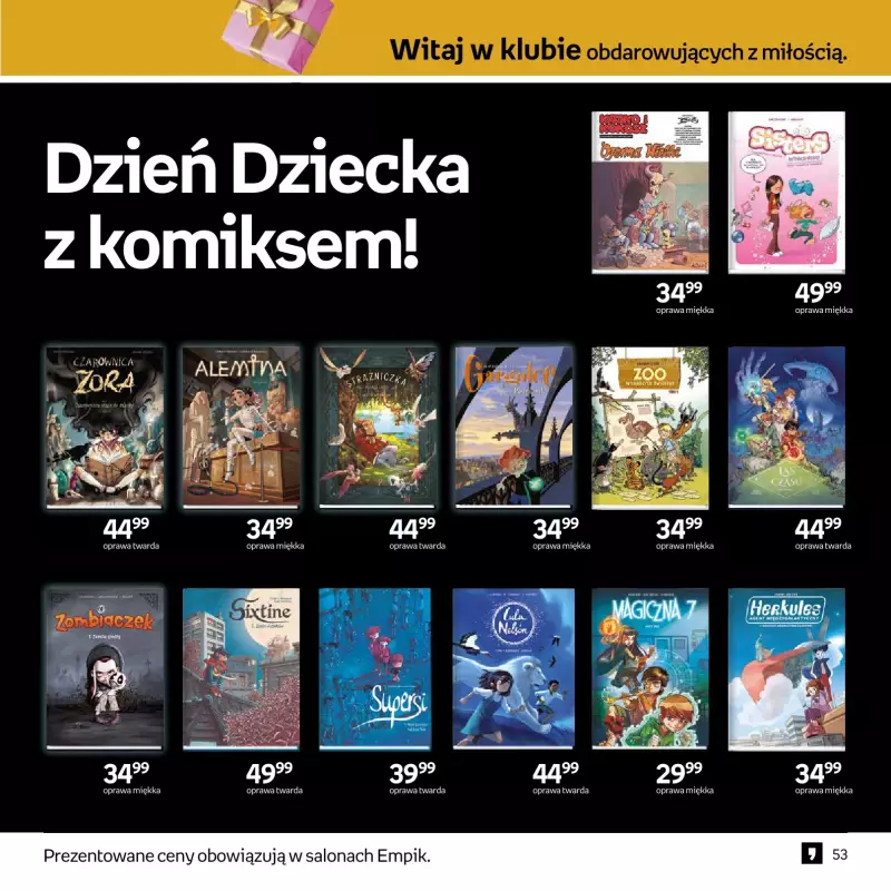 Empik - gazetka promocyjna Dzień Dziecka od środy 21.05 do wtorku 03.06 - strona 53