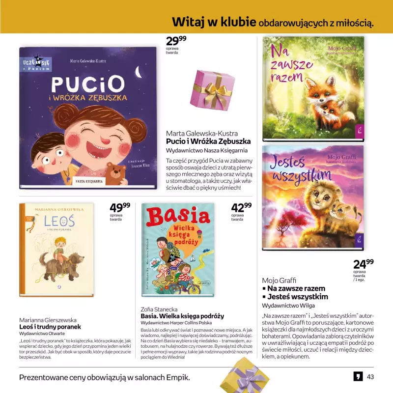 Empik - gazetka promocyjna Dzień Dziecka od środy 21.05 do wtorku 03.06 - strona 43