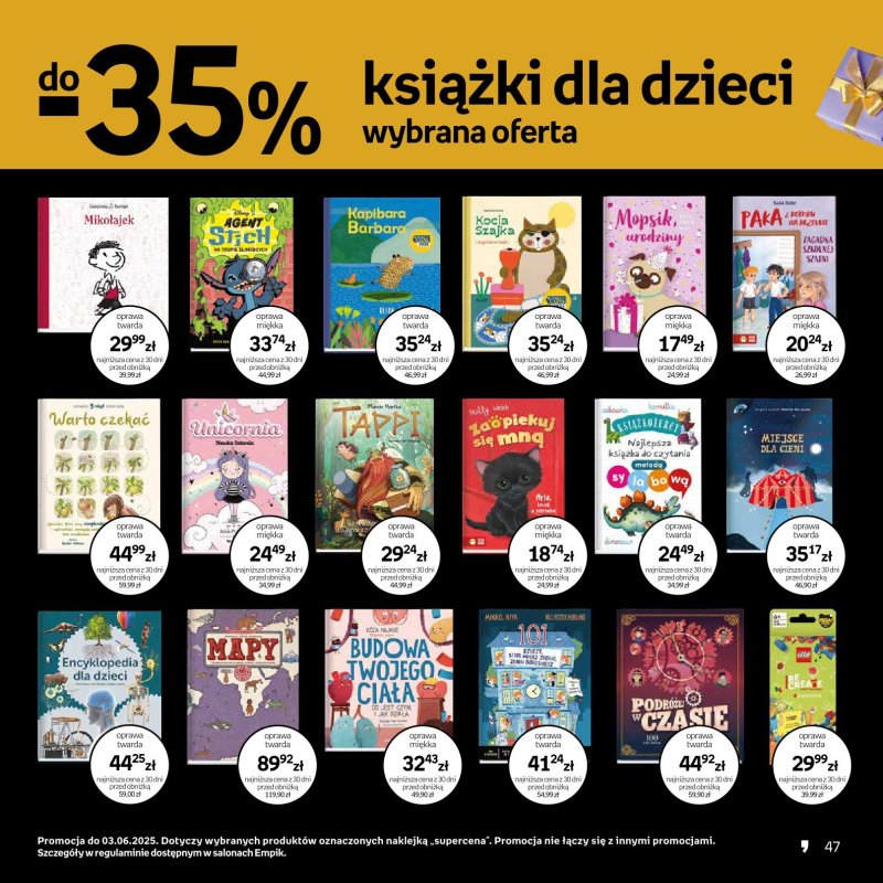Empik - gazetka promocyjna Dzień Dziecka od środy 21.05 do wtorku 03.06 - strona 47