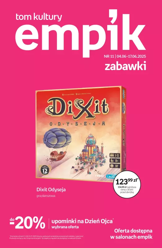 Empik - gazetka promocyjna Tom kultury: zabawki  