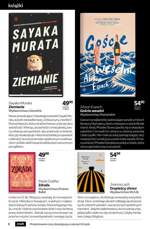 Empik - gazetka promocyjna Tom kultury: książki od środy 04.06 do wtorku 17.06 - strona 8